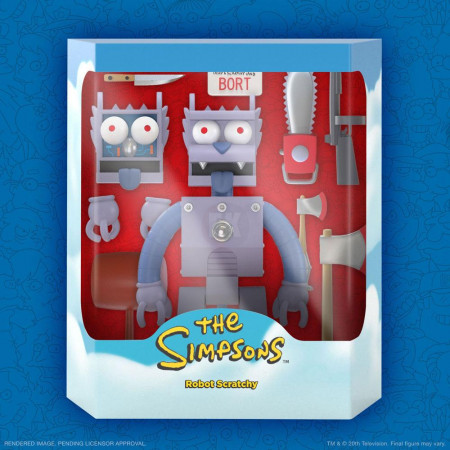 The Simpsons Ultimates akčná figúrka Robot Scratchy 18 cm